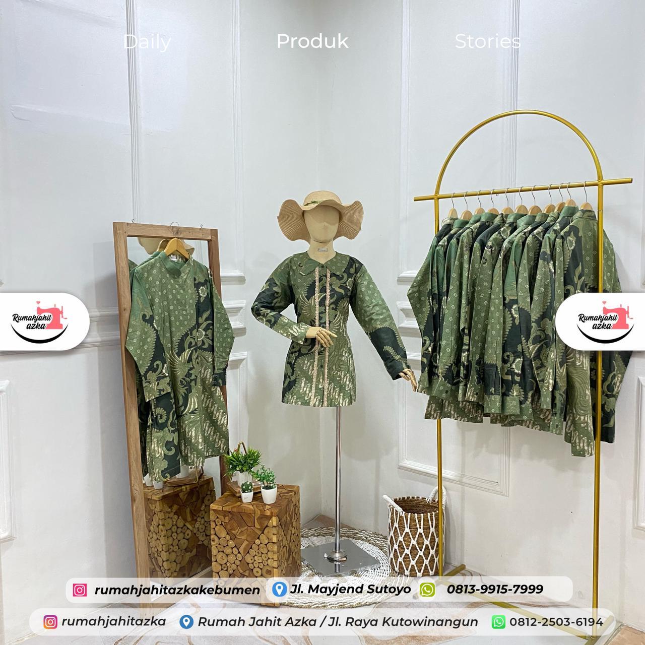 Jahit Seragam Batik Pemdes Rumah Jahit Azka