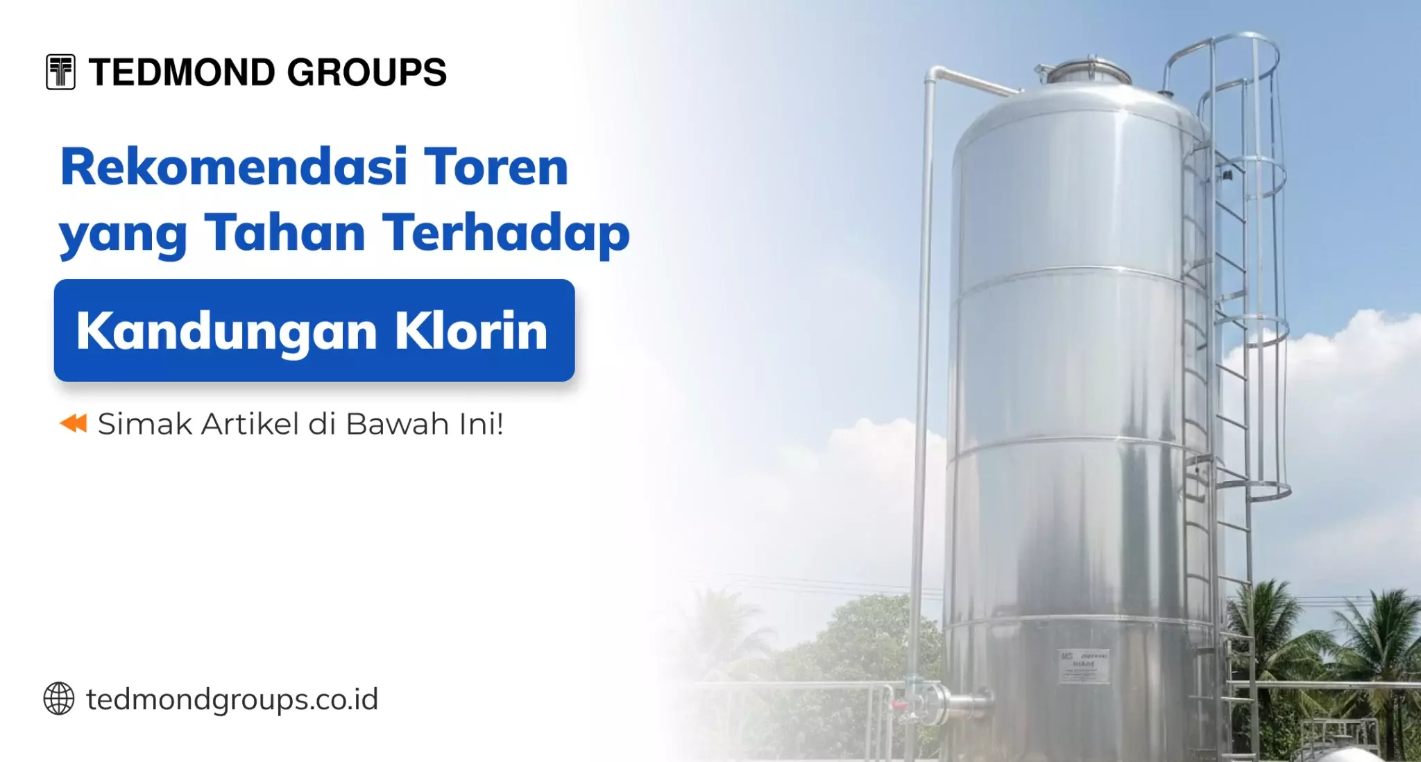 Rekomendasi Toren yang Tahan Terhadap Kandungan Klorin