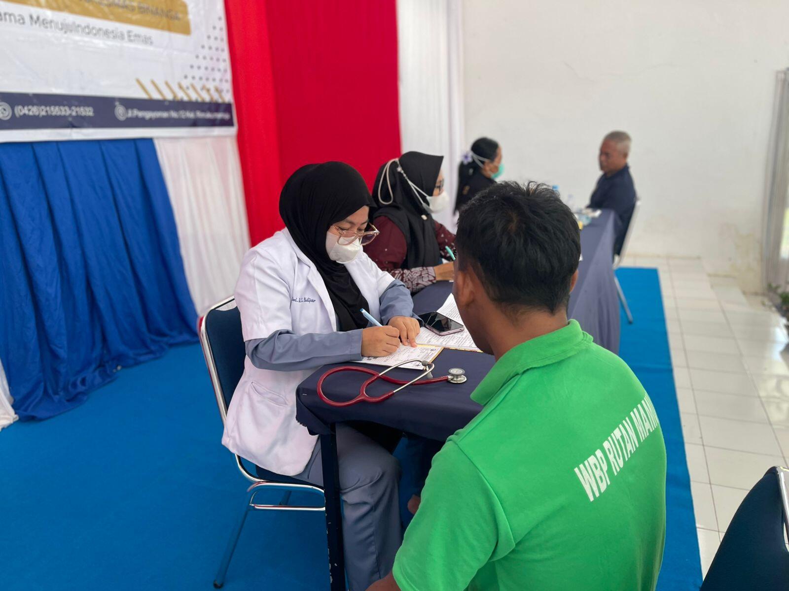 Rutan Mamuju Bersama PKM Binanga Gelar Puskel