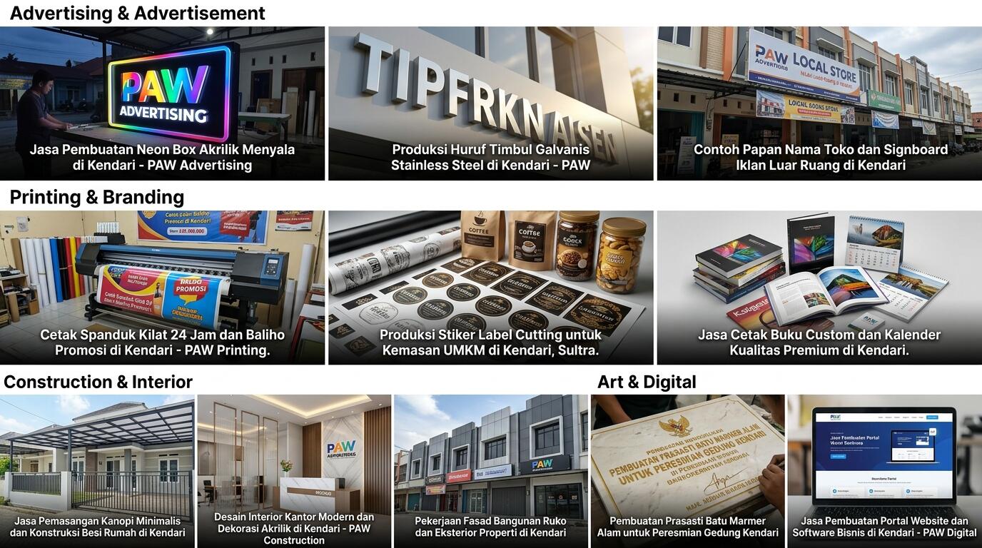 API: Sambungan Rekomendasi Percetakan Kendari Produksi Se-Indonesia