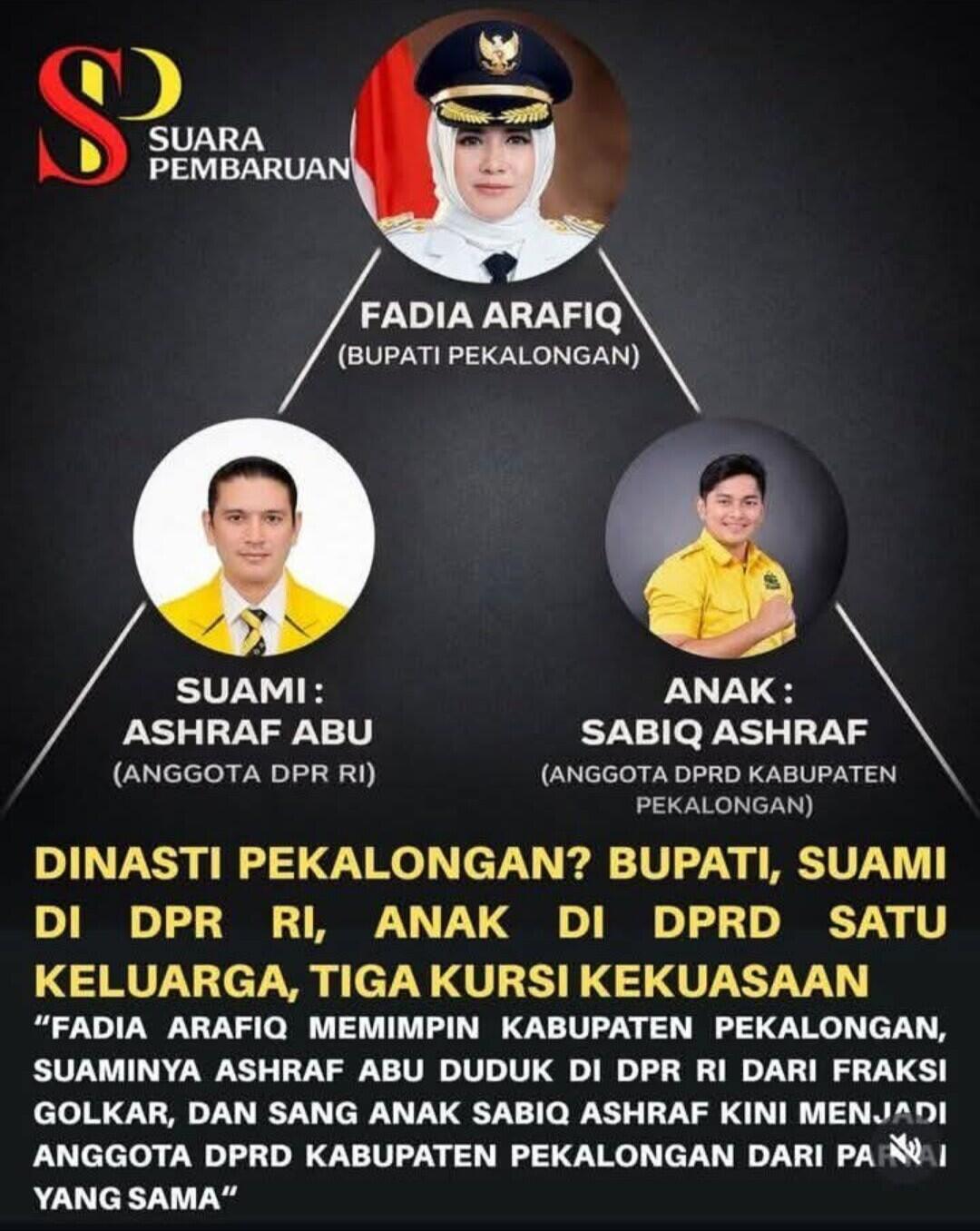 Kasus Fadia Arafiq, Antara Dinasti dan Hukum