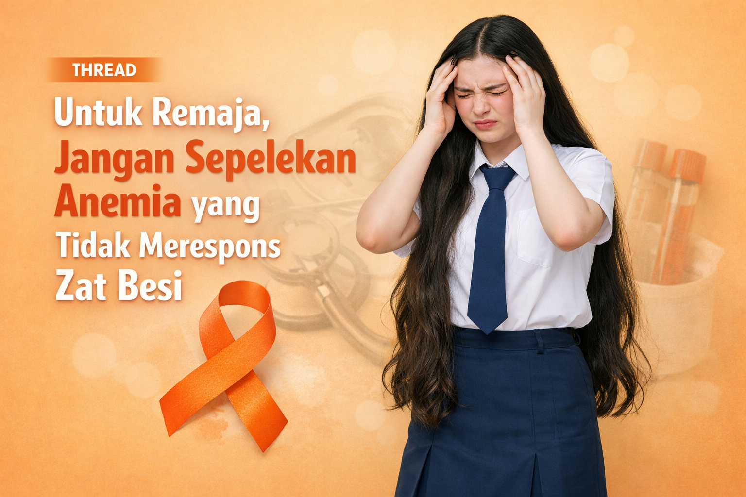 Untuk Remaja, Jangan Sepelekan Anemia yang Tidak Merespons Zat Besi
