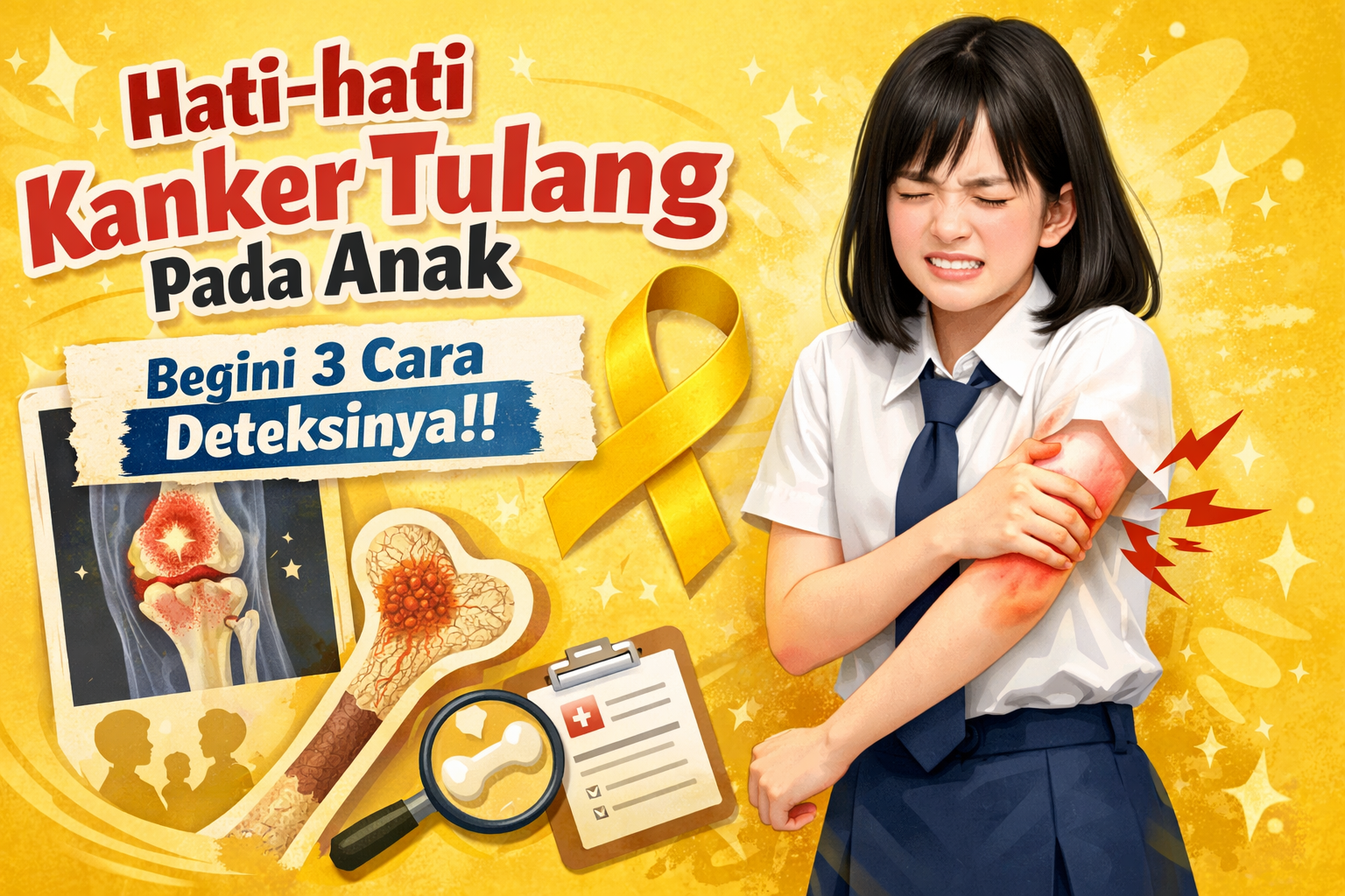 Hati-hati Kanker Tulang Pada Anak, Begini 3 Cara Deteksinya