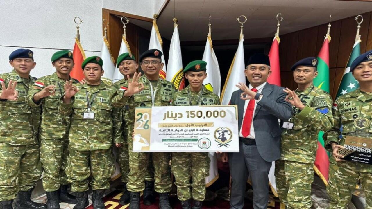 Prajurit TNI Prada Nawawi Harumkan Nama Indonesia, Juara MHQ 30 Juz di Libya