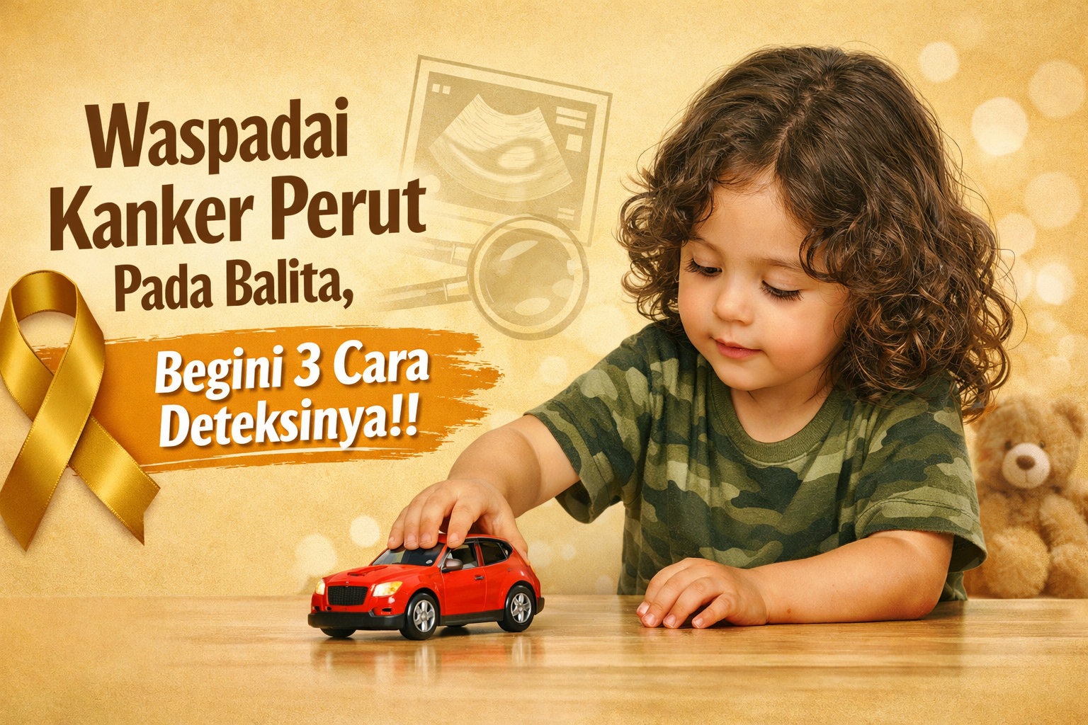 Waspadai Kanker Perut Pada Balita, Begini 3 Cara Deteksinya!!