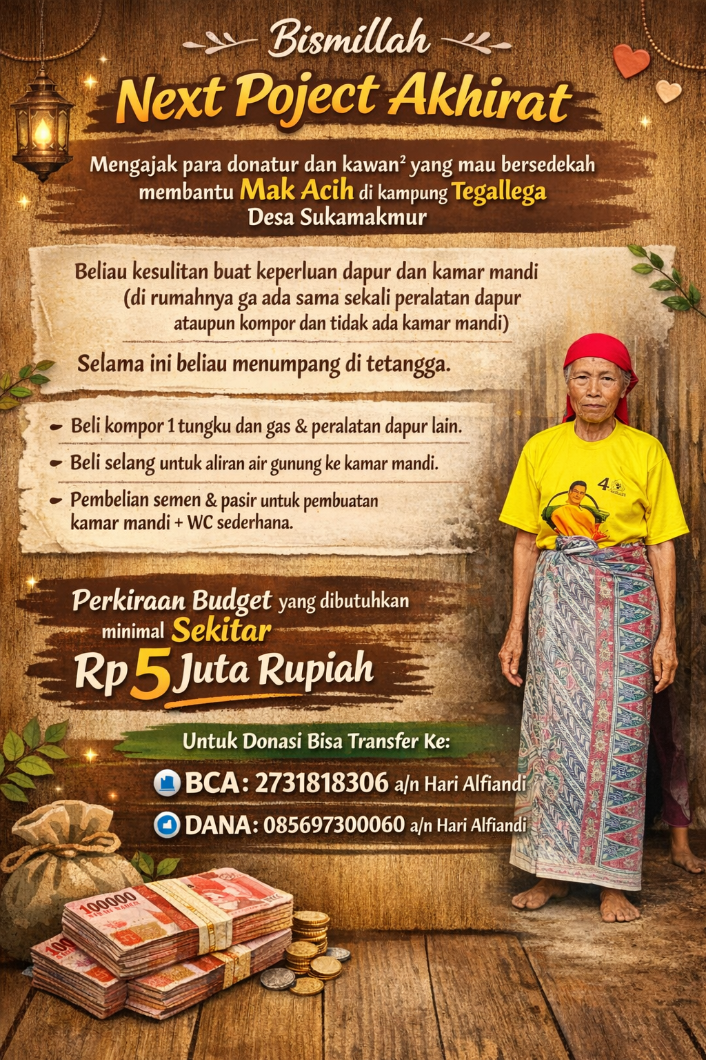 Baksos untuk Mak acih