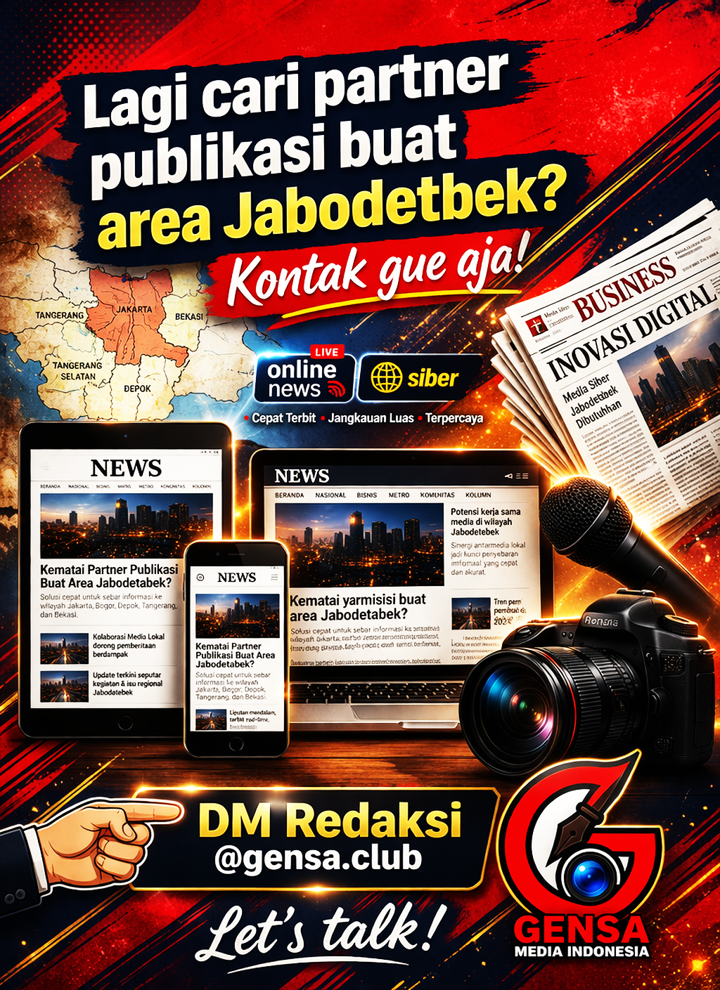 Lagi Cari Partner Publikasi Area Jabodetabek? Ini Dia Jawabannya! 