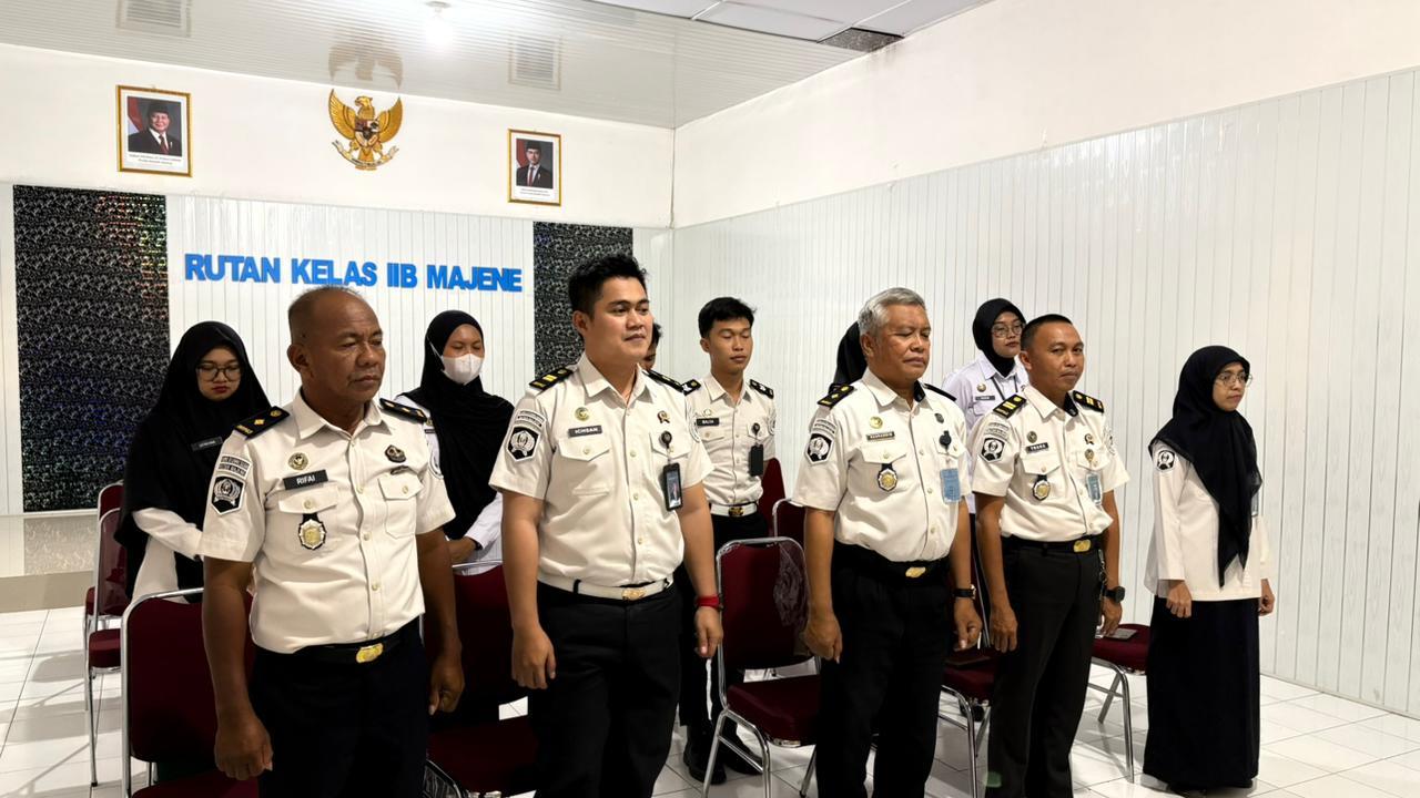 Rutan Majene Ikuti Sosialisasi Pembangunan Zona Integritas Menuju WBK dan WBBM