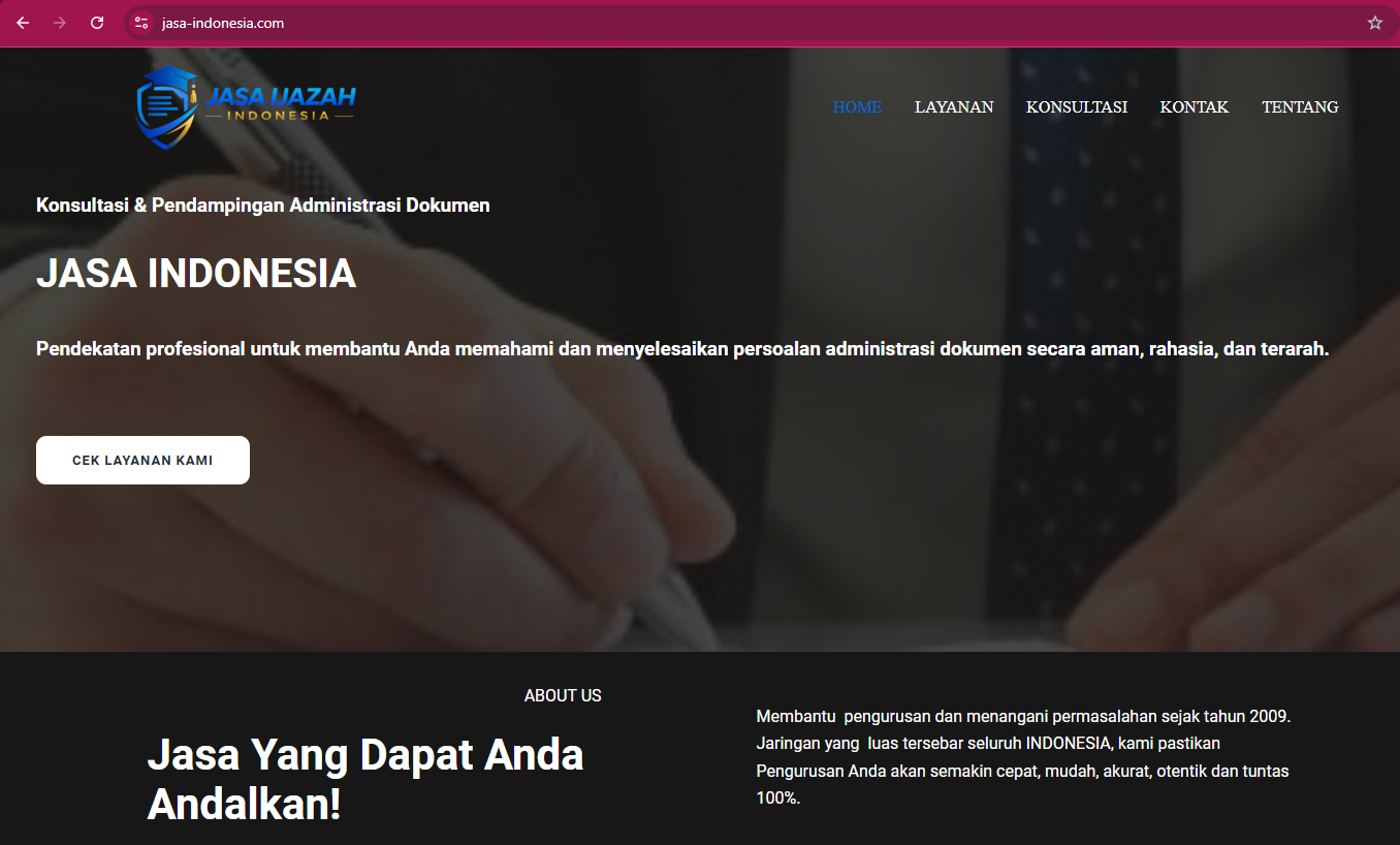 Jasa Ijazah Penipu jasa-indonesia.com penipuan
