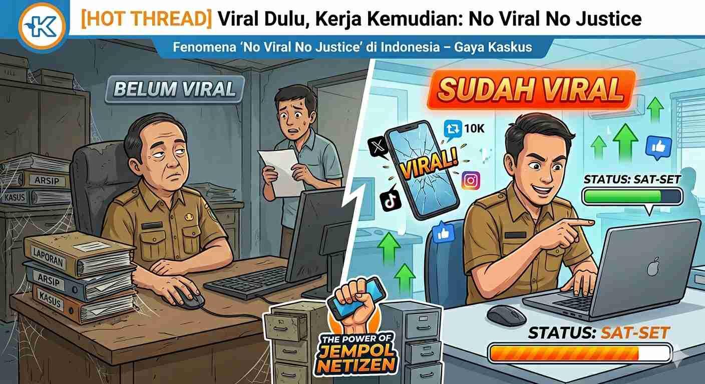 Viral Dulu, Kerja Kemudian: Sosial Media Sekarang Jadi "Panglima" Hukum?