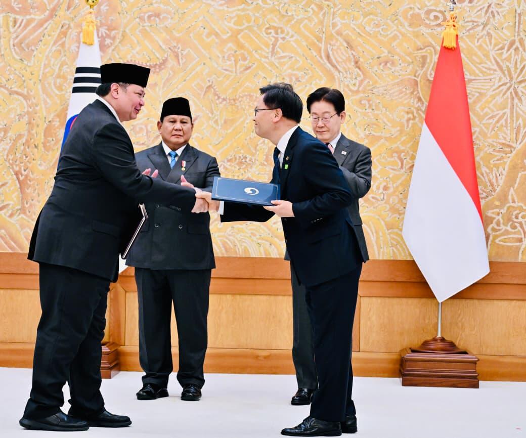Indonesia&ndash;Korea Selatan Teken 10 MoU Senilai Rp 173 Triliun