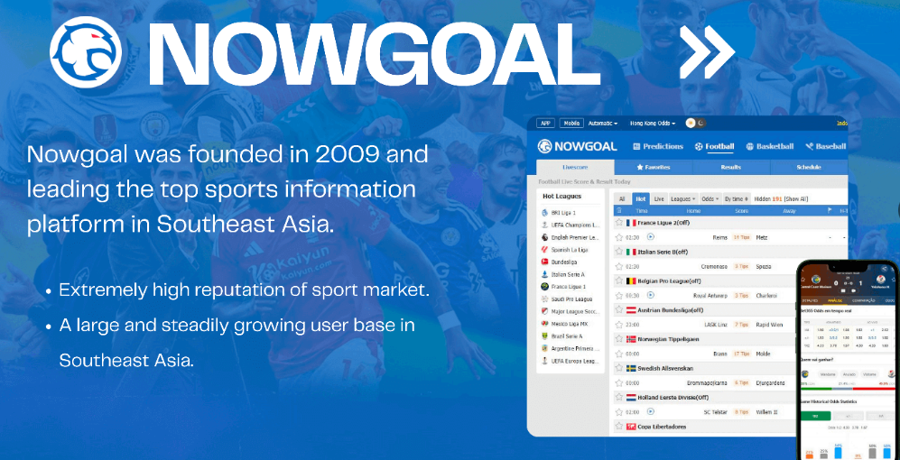 Nowgoal is the best choice for latest football live scores &amp; live streaming. 