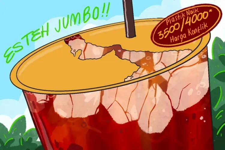 Hari-hari Penuh Perjuangan Pedagang Es Teh Jumbo Menuju Kebangkrutan: Sudah Melarat