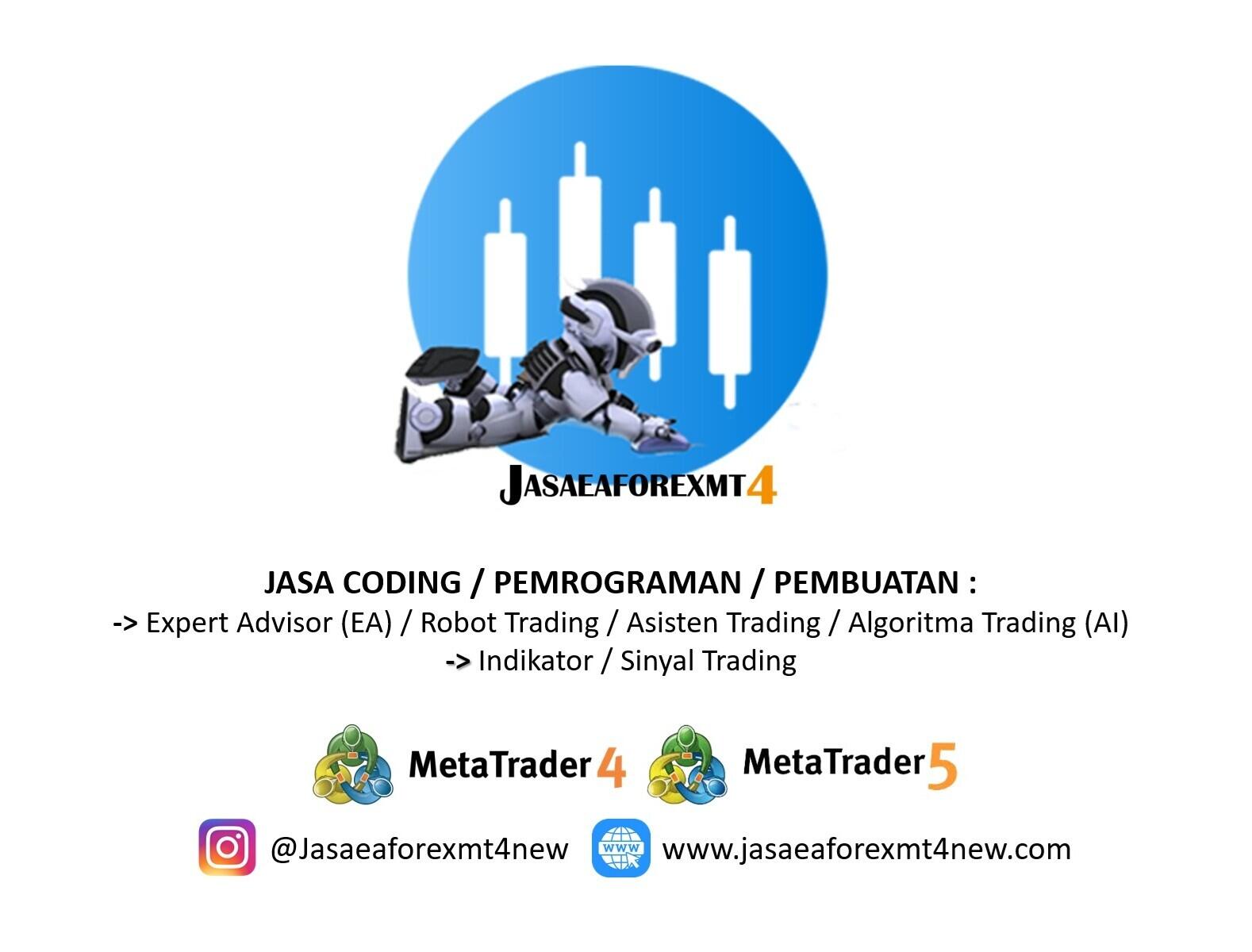 Jasa Coding Atau Jasa Pembuatan EA Robot Trading Forex | Metatrader 4 5 | MT4 MT5
