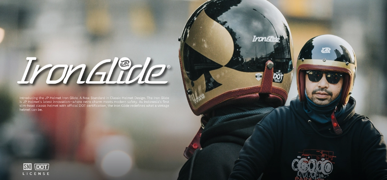 Tampil Klasik Tanpa Kompromi: Mengenal JPX Iron Glide, Revolusi Helm Bogo Modern