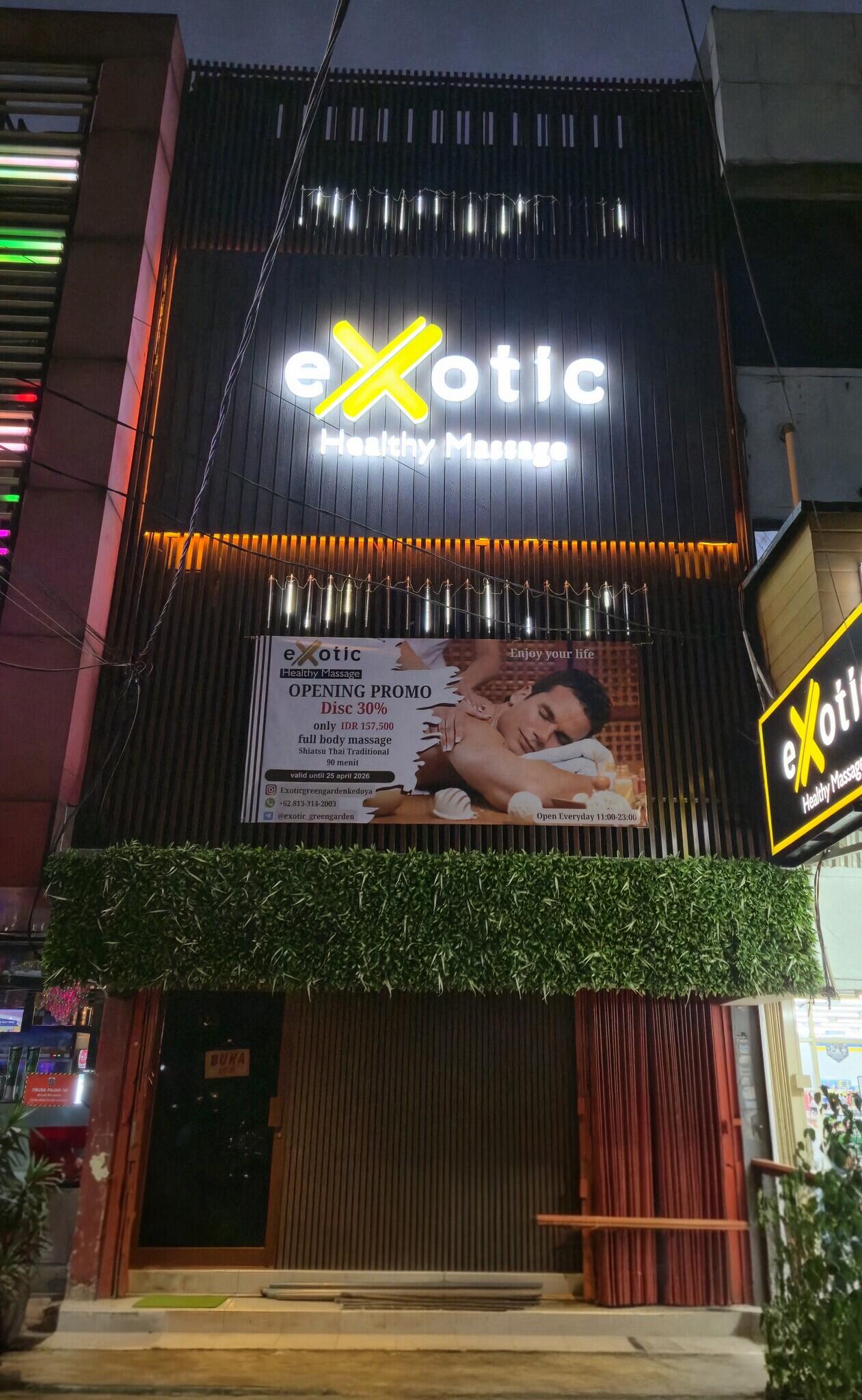 EXOTIC HEALTHY MASSAGE GREEN GARDEN 