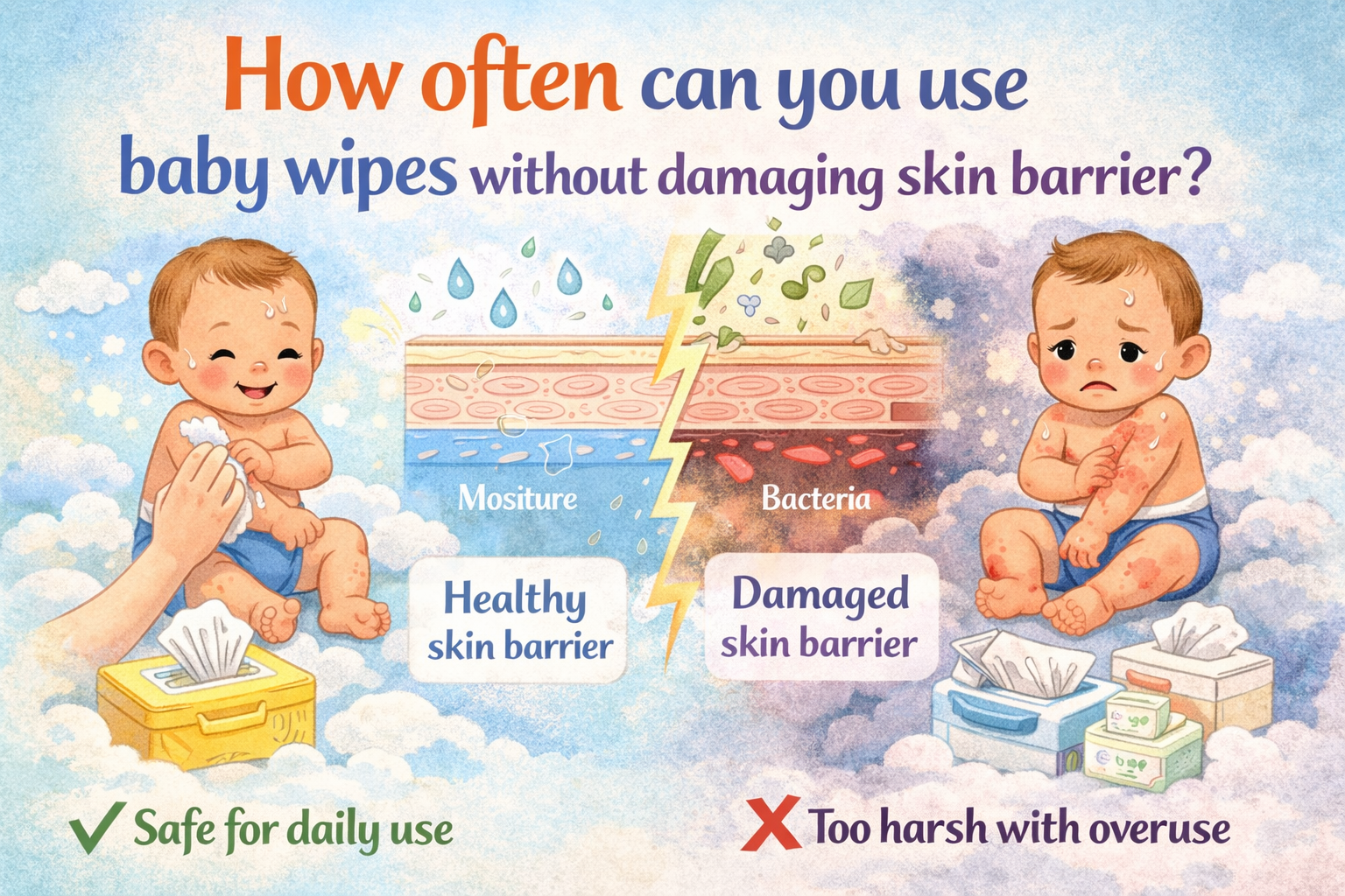Baby Wipes Boleh Dipakai Seberapa Sering? 