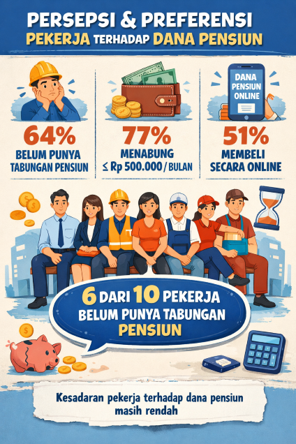 Survei Dana Pensiun di Pekerja Biasa, Generasi Milenial hingga Gen Z?