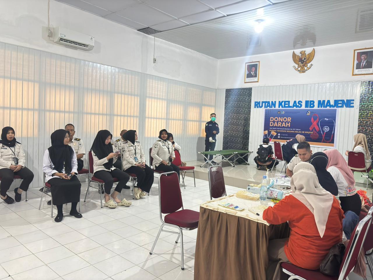  Rutan Majene Tingkatkan Aksi Sosial melalui Donor Darah