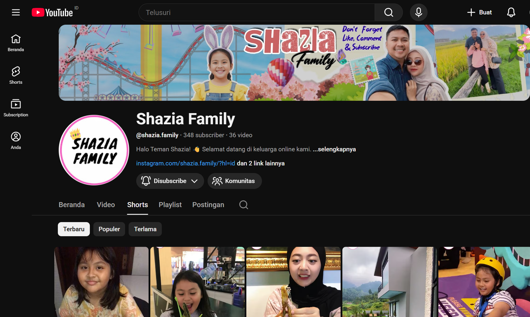Izin Mampir Gan, Review & Support YouTube Keluarga Kami