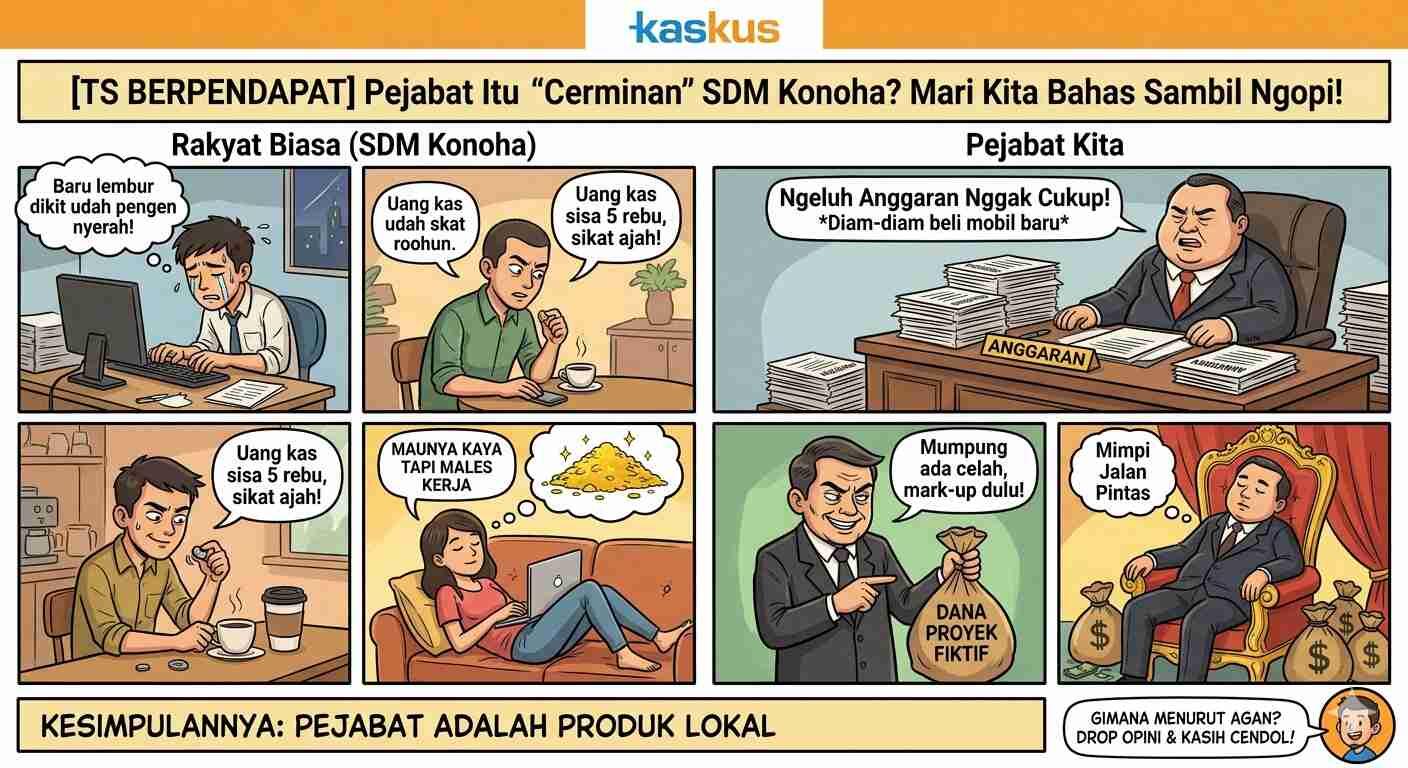 Pejabat Itu "Cerminan" SDM Konoha? Mari Kita Bahas Sambil Ngopi!