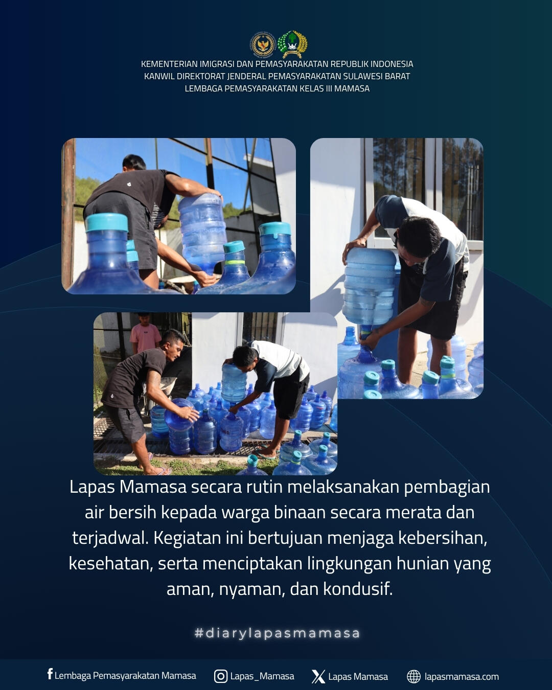 Pelayanan Prima, Lapas Mamasa Tingkatkan Pelayanan Warga Binaan