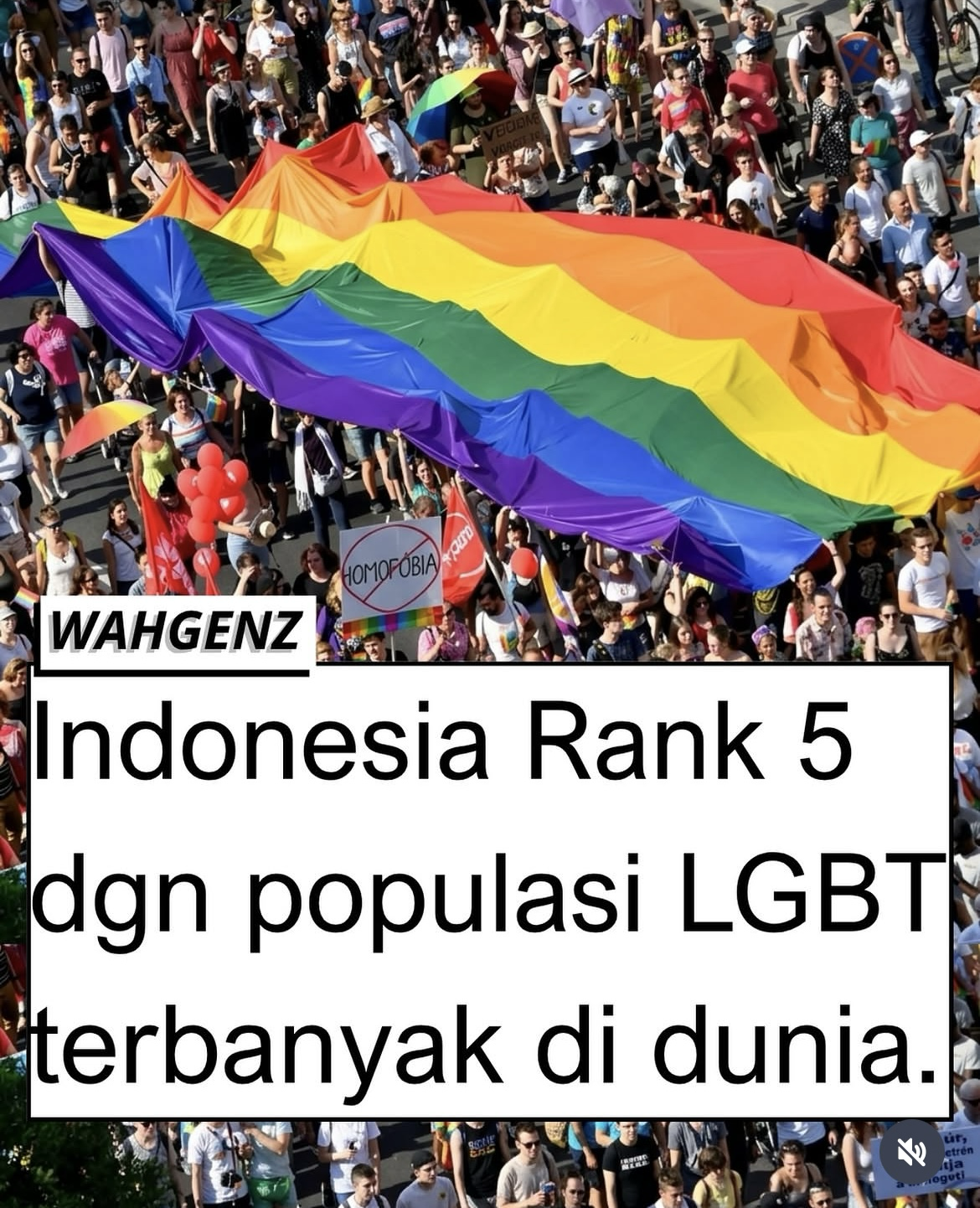 Menelisik Data: Indonesia Berada di Peringkat ke-5 Populasi LGBT Dunia, Apa Pemicunya