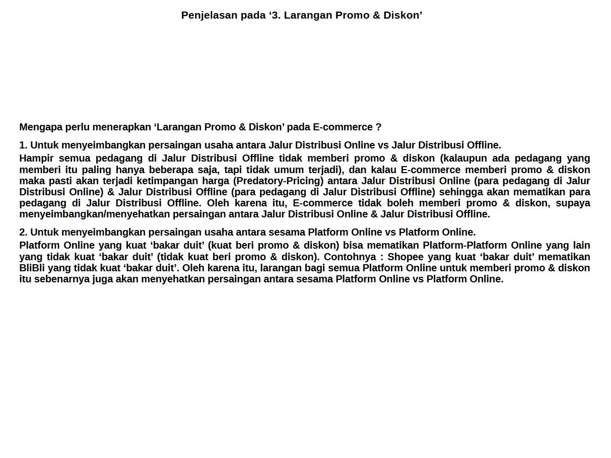 Perlunya Penerapan 3 Aturan Pada E-commerce
