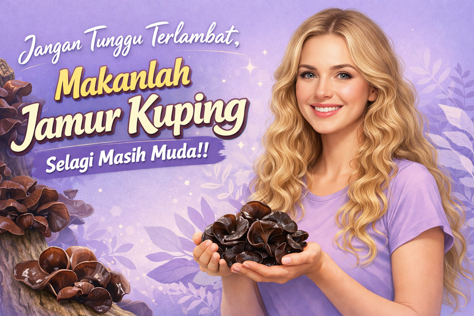 Jangan Tunggu Terlambat, Makanlah Jamur Kuping Selagi Muda!!