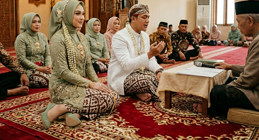 Momen Sakral Adak Nikah
