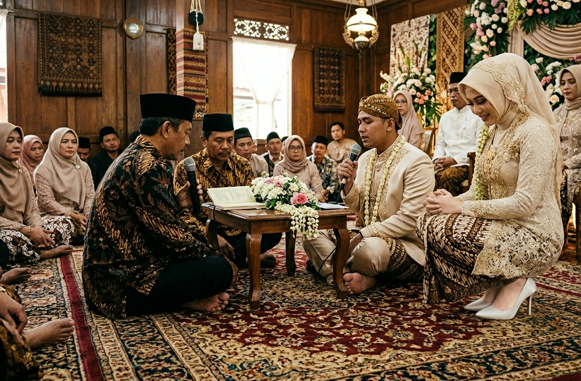 Momen Sakral Adak Nikah
