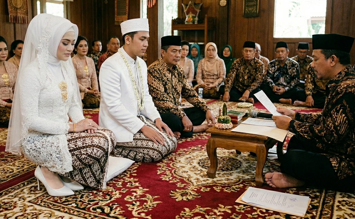 Momen Sakral Adak Nikah