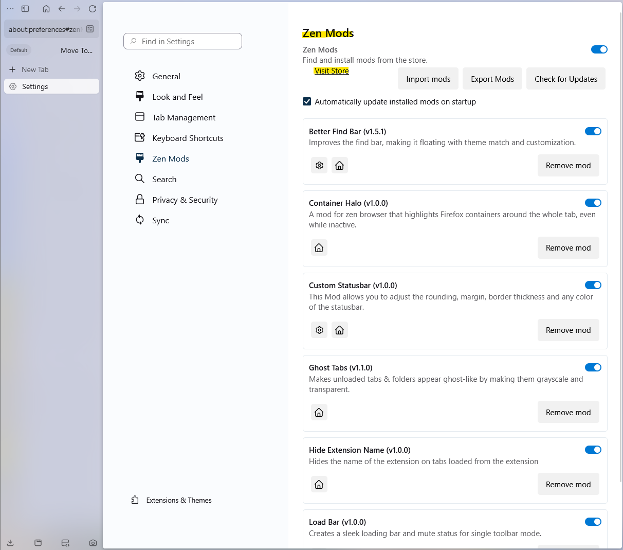 Zen Browser browser berbasiskan Gecko/Firefox untuk Windows, Mac, dan Linux