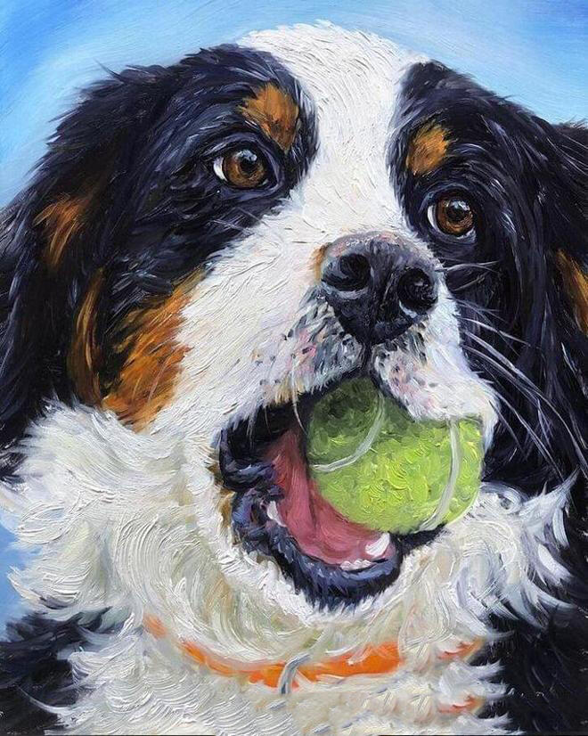Appreciating the Emotions and Techniques in the Oil Painting
