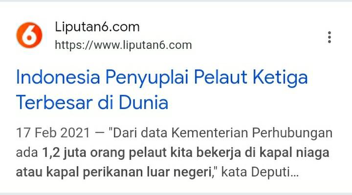 Go Global, 94% Awak Kapal Pertamina Diisi Pelaut Indonesia