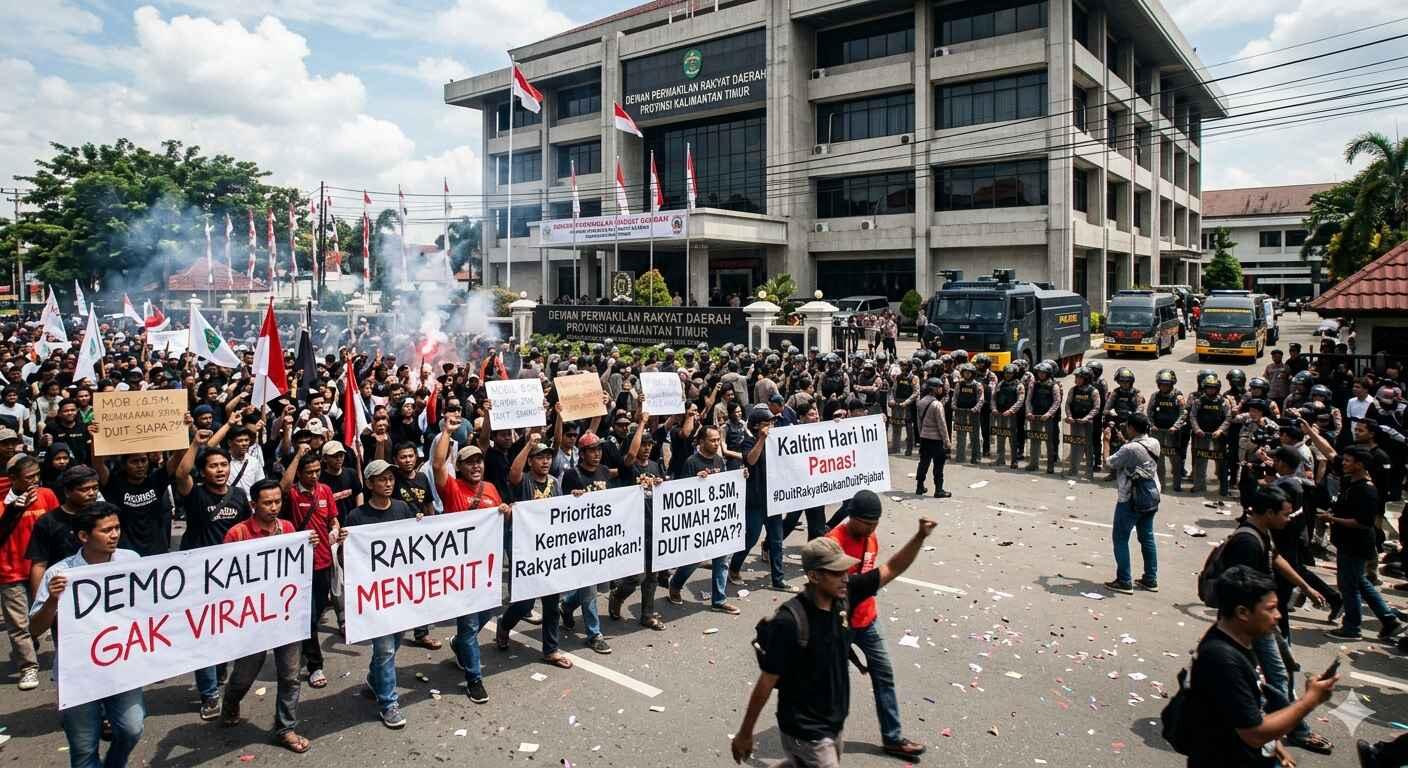 Demo Kaltim Kok Gak Viral? Kalah Sama Isu Hamilnya Zara Adhisty