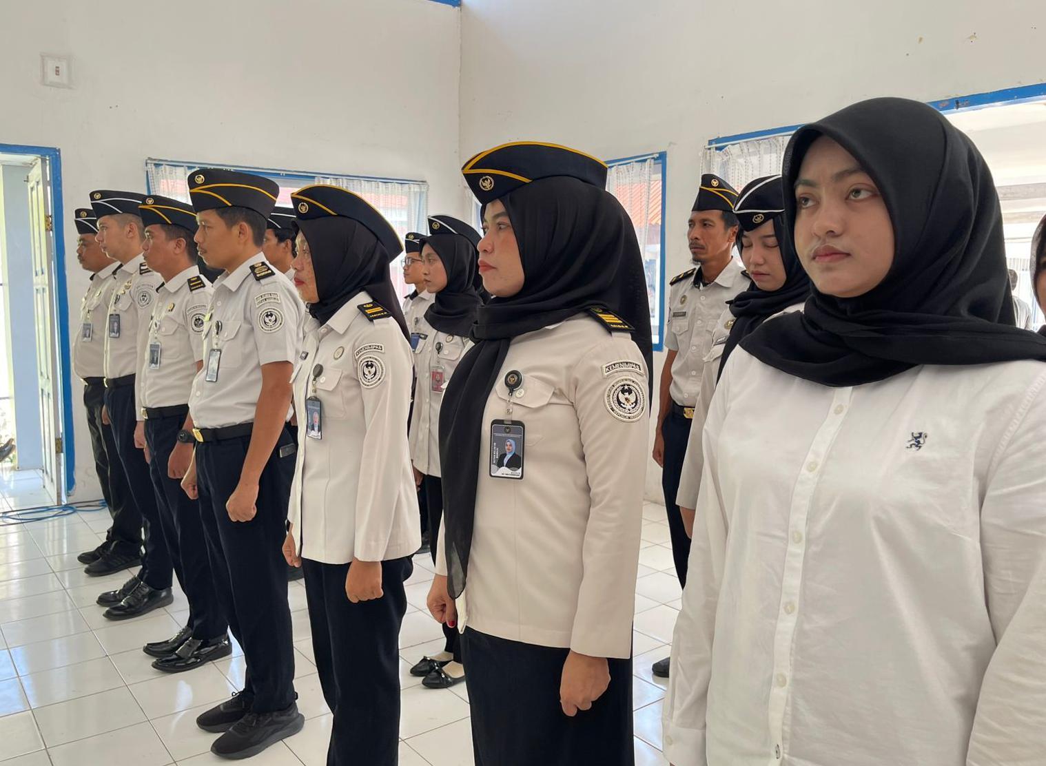 Rutan Mamuju Gelar Apel Zero Halinar, Tegaskan Komitmen Bebas HP, Pungli Dan Narkoba