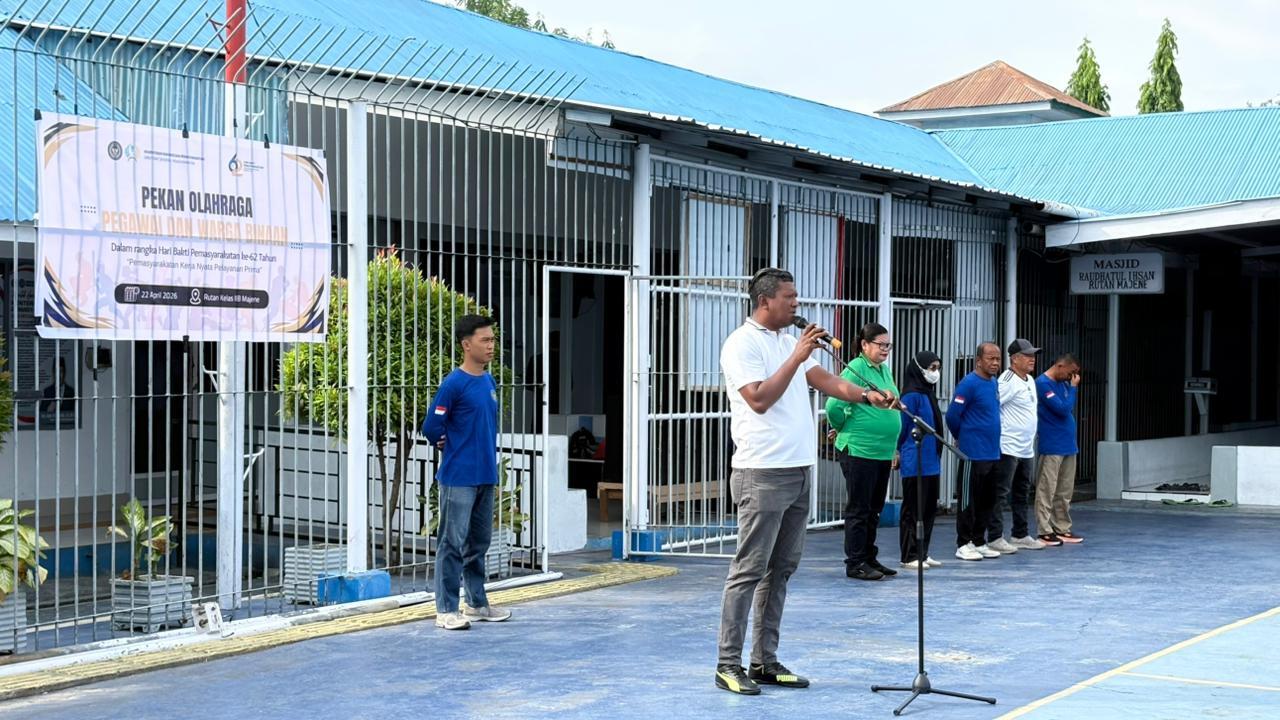 Rutan Majene Gelar Pekan Olahraga dan Seni Pemasyarakatan