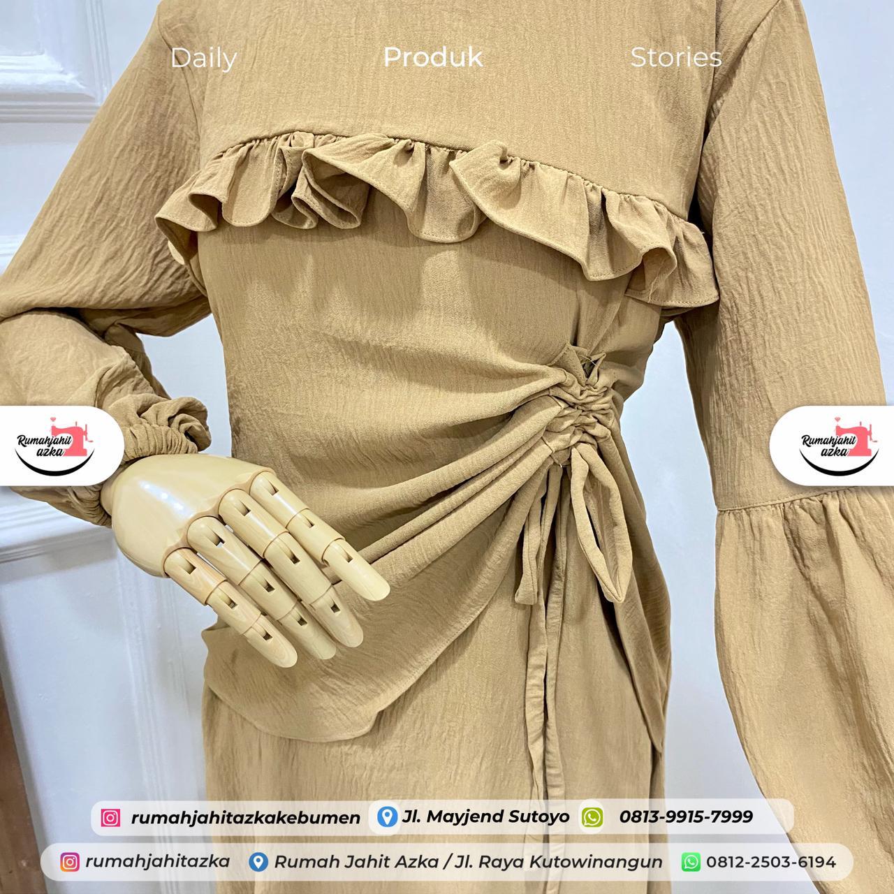Jahit Baju Gamis Couple Rumah Jahit Azka