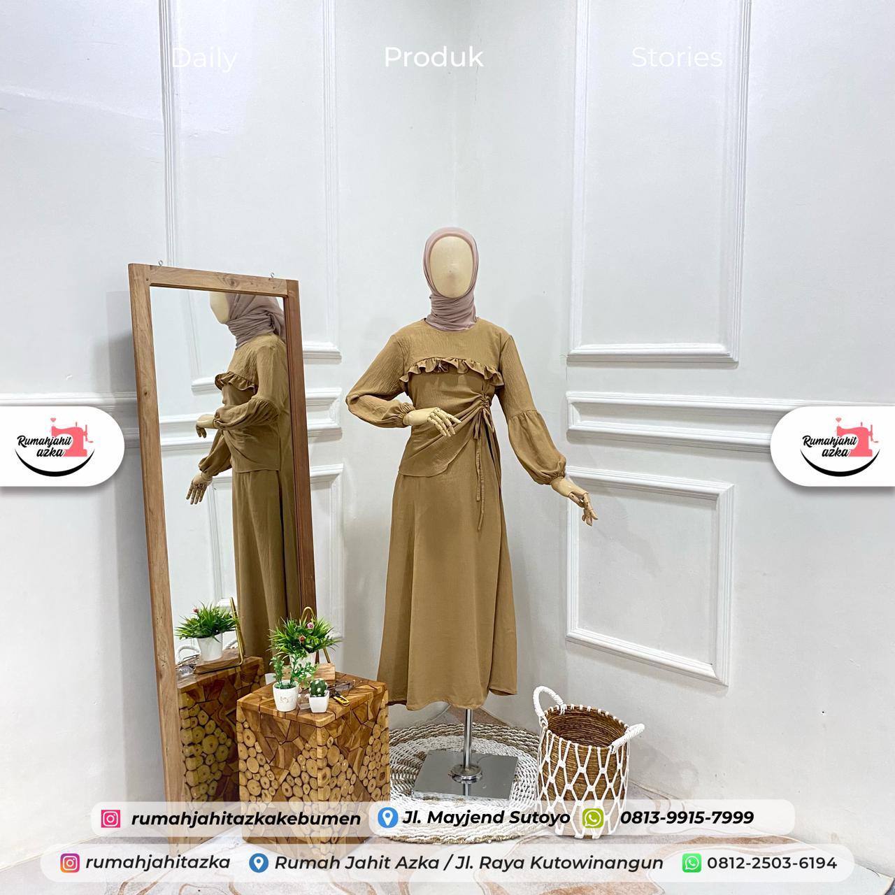 Jahit Baju Gamis Couple Rumah Jahit Azka