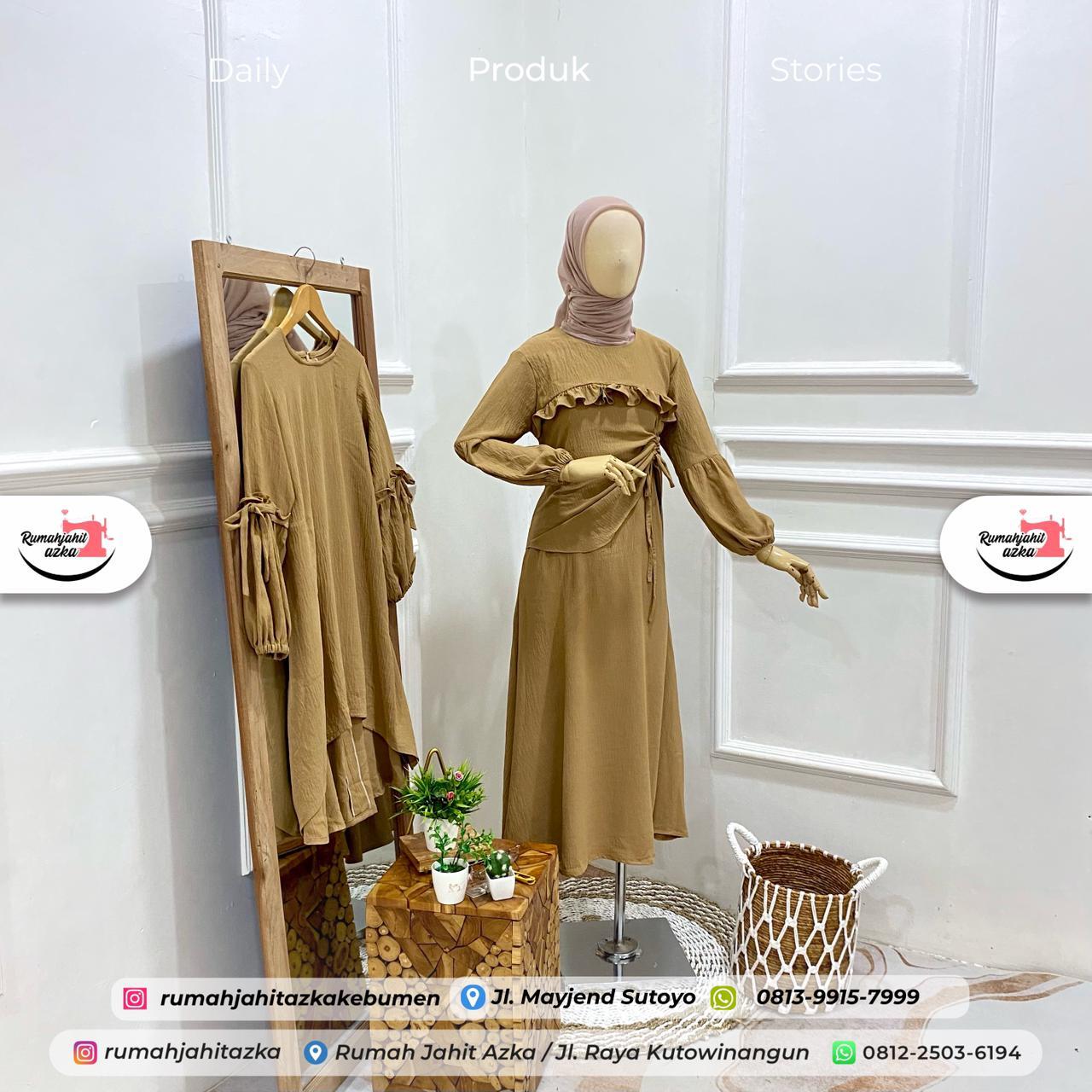 Jahit Baju Gamis Couple Rumah Jahit Azka
