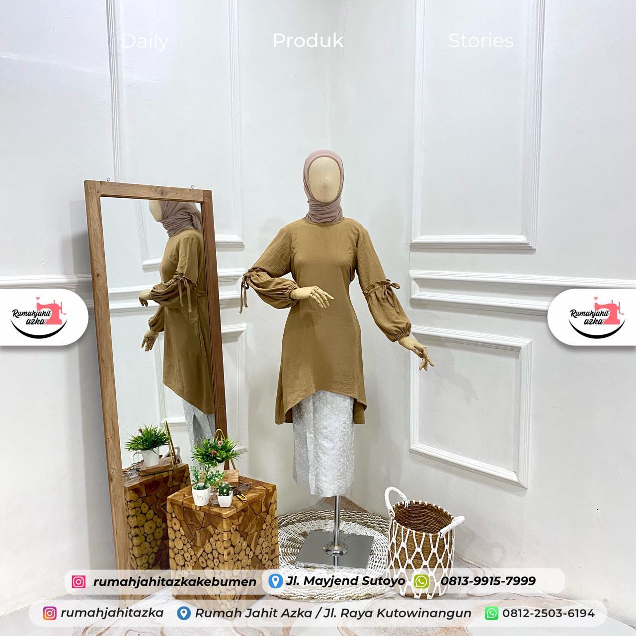 Jahit Baju Gamis Couple Rumah Jahit Azka
