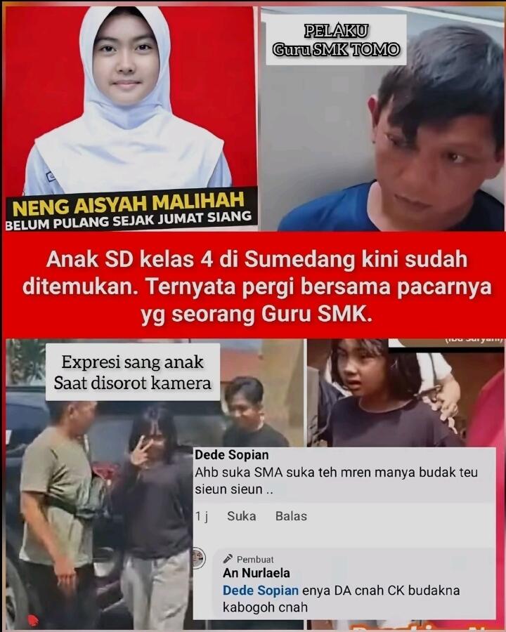 Durjana Guru Honorer di Sumedang, Culik dan Cabuli Siswi SD
