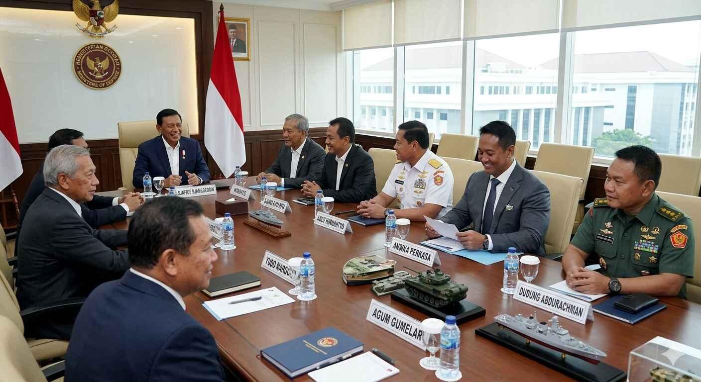 Menhan Kumpulan Mantan Panglima TNI, Ada Apa Nih??