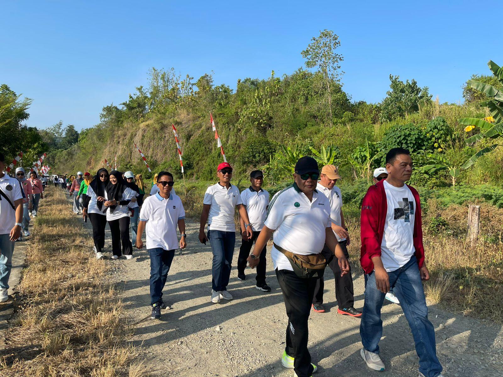 Jajaran Rutan Mamuju Ikuti Jalan Sehat Hbp Ke-62 Di Lapas Perempuan Mamuju