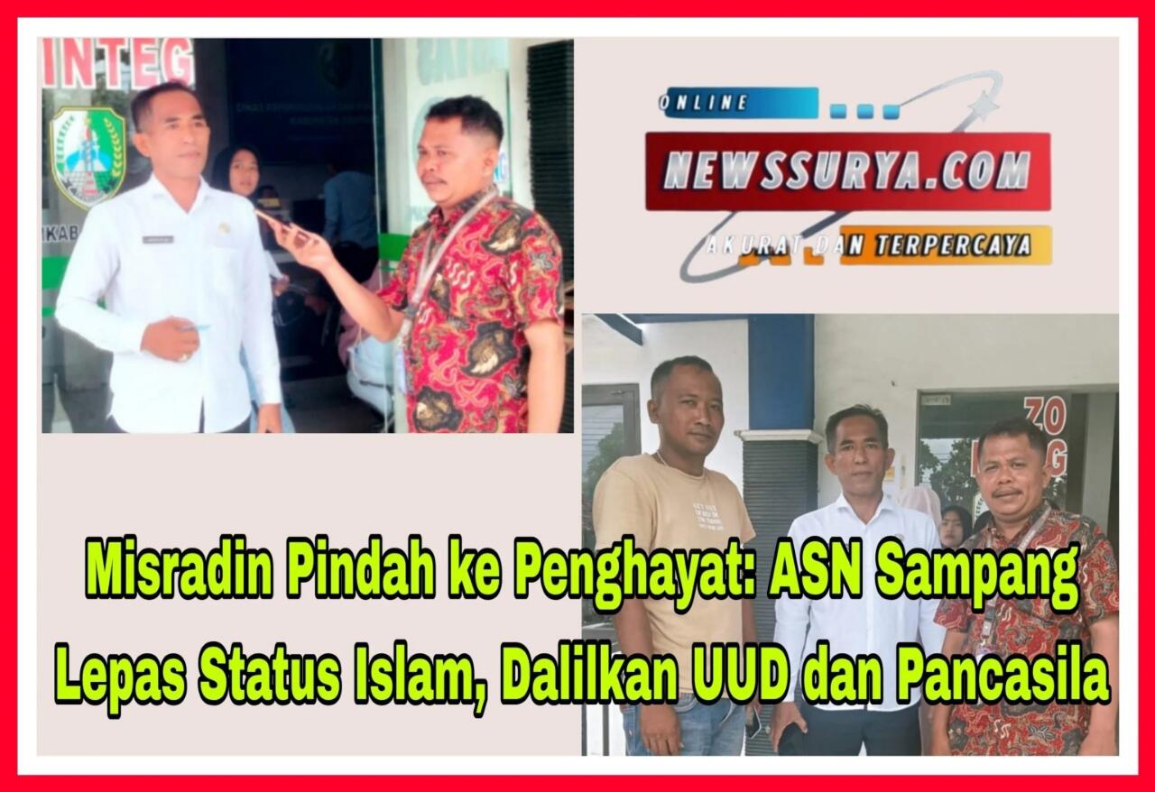 Sampang Misradin Umumkan Perubahan Keyakinan ke Penghayat Kepercayaan/Kejawen