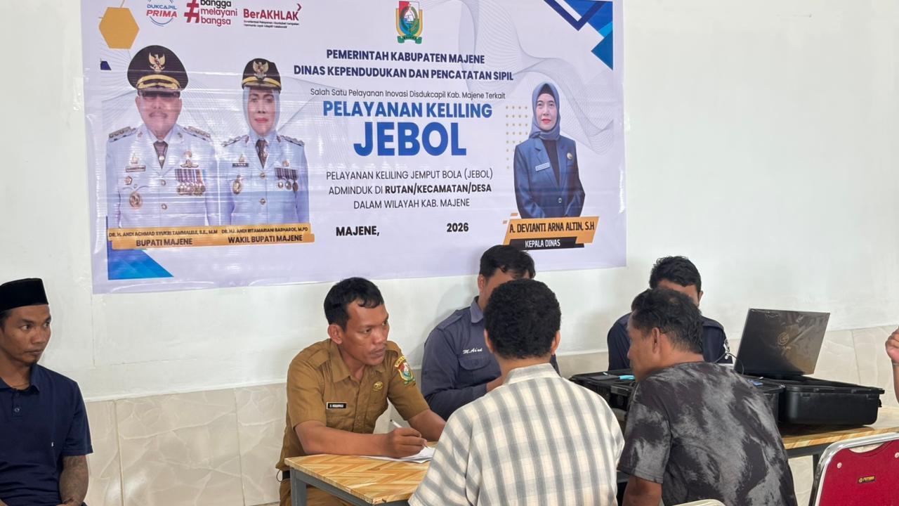 Rutan Majene Gandeng Disdukcapil Penuhi Hak Identitas Warga Binaan