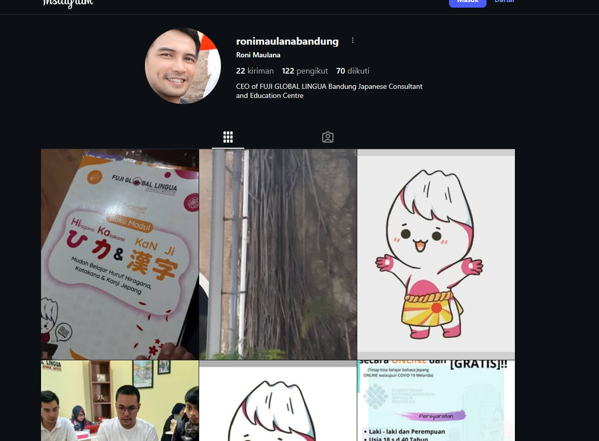 Penipuan LPK Fuji Global Lingua asal Kabupaten Subang Jawa Barat Owner Roni Maulana
