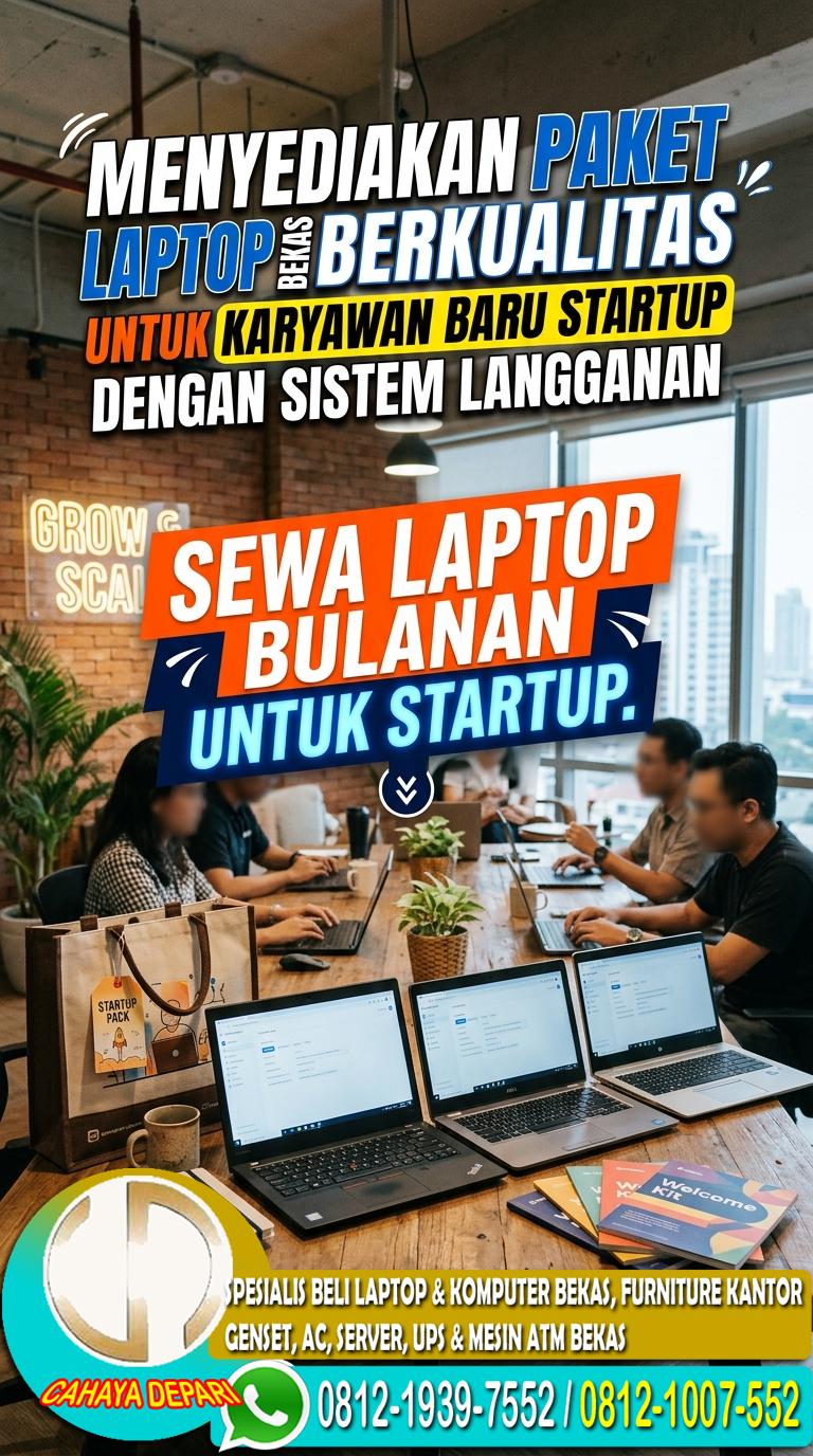IDE USAHA DAHSYAT 2026: Sewa Laptop Bulanan Modal Receh, Profit Kece! 🚀