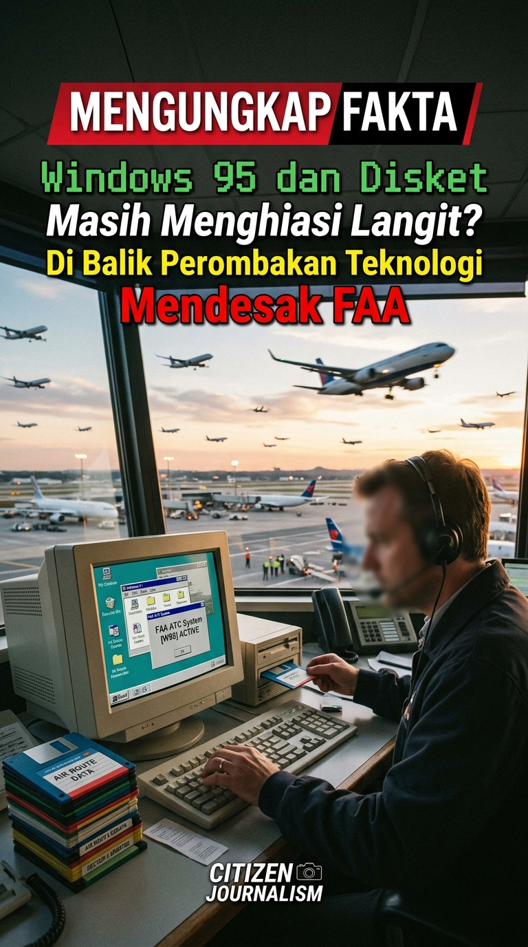 MENGUNGKAP FAKTA : Windows 95 dan Disket Masih Menghiasi Langit?